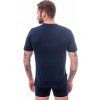 Pánské merino triko SENSOR Active Pt Mountains deep blue (Velikost M, Barva modrá)