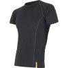 Pánské merino tričko SENSOR active černá (Velikost S, Barva černá)