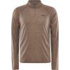 Pánské triko merino CRAFT Adv Subz Wool Ls 2 hnědé (Velikost S)