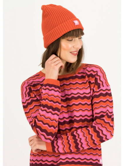 1280 blutsgeschwister beanie light autumn orange