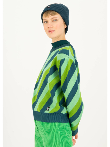Beanie Queen - vlněná čepice tmavá petrol Blutsgeschwister