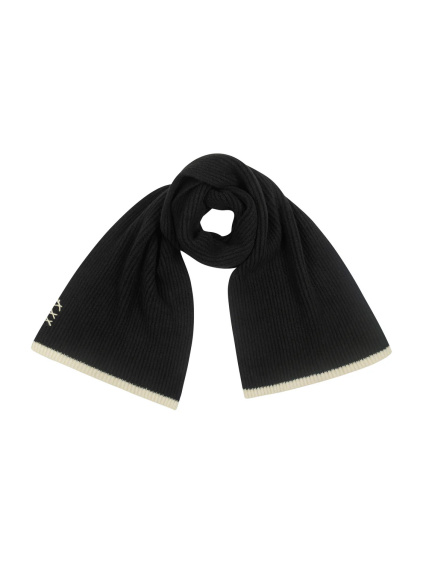 scotch and soda scarf black