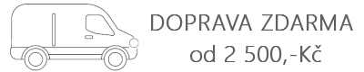 Doprava zdarma od 2500Kč