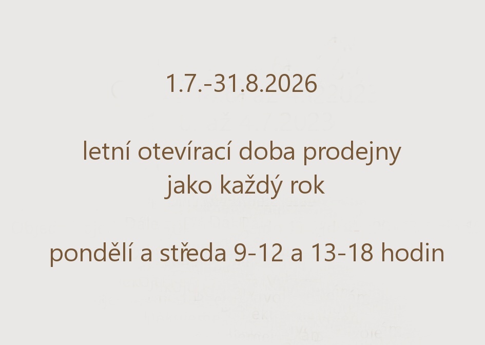 letní otevírací doba