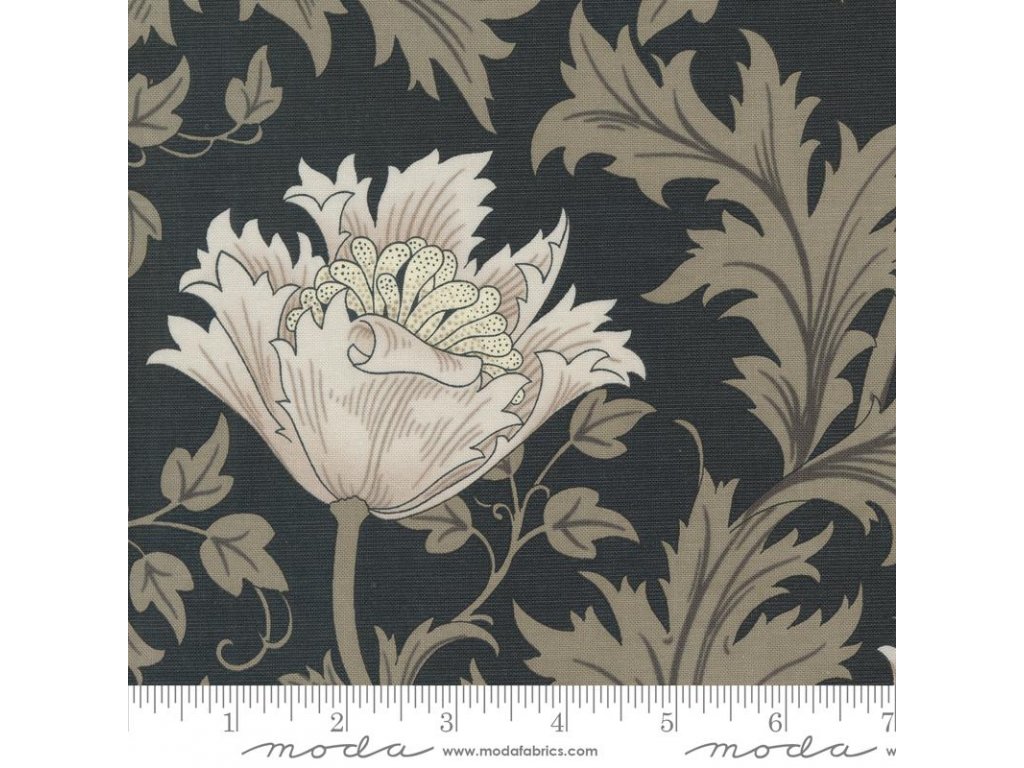 William Morris Ebony Suite 8380-17 vícebarevná bavlněná látka