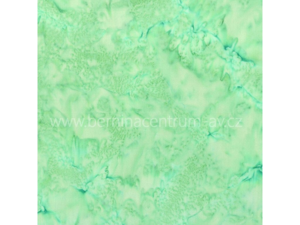 Hoffman 3018-234 bali batika zelená bavlněná látka patchwork