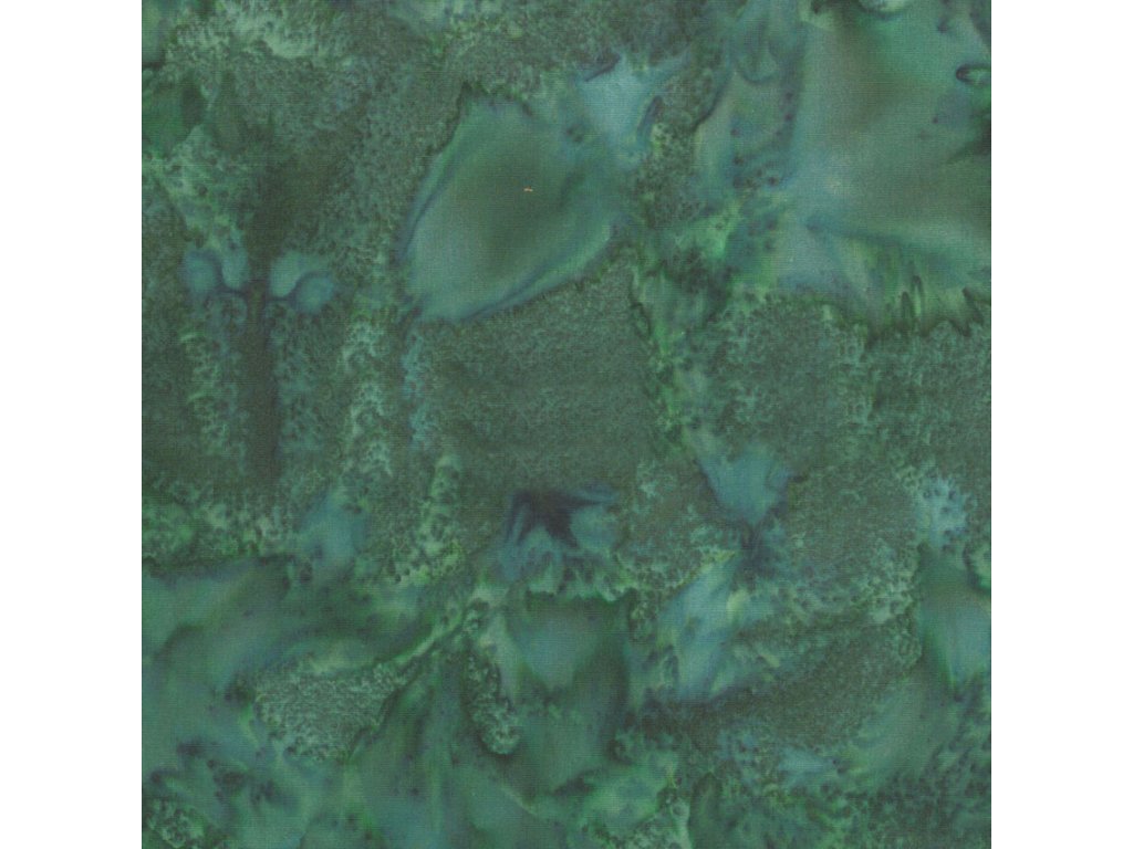 Hoffman 3018-356 bali batika zelená bavlněná látka patchwork