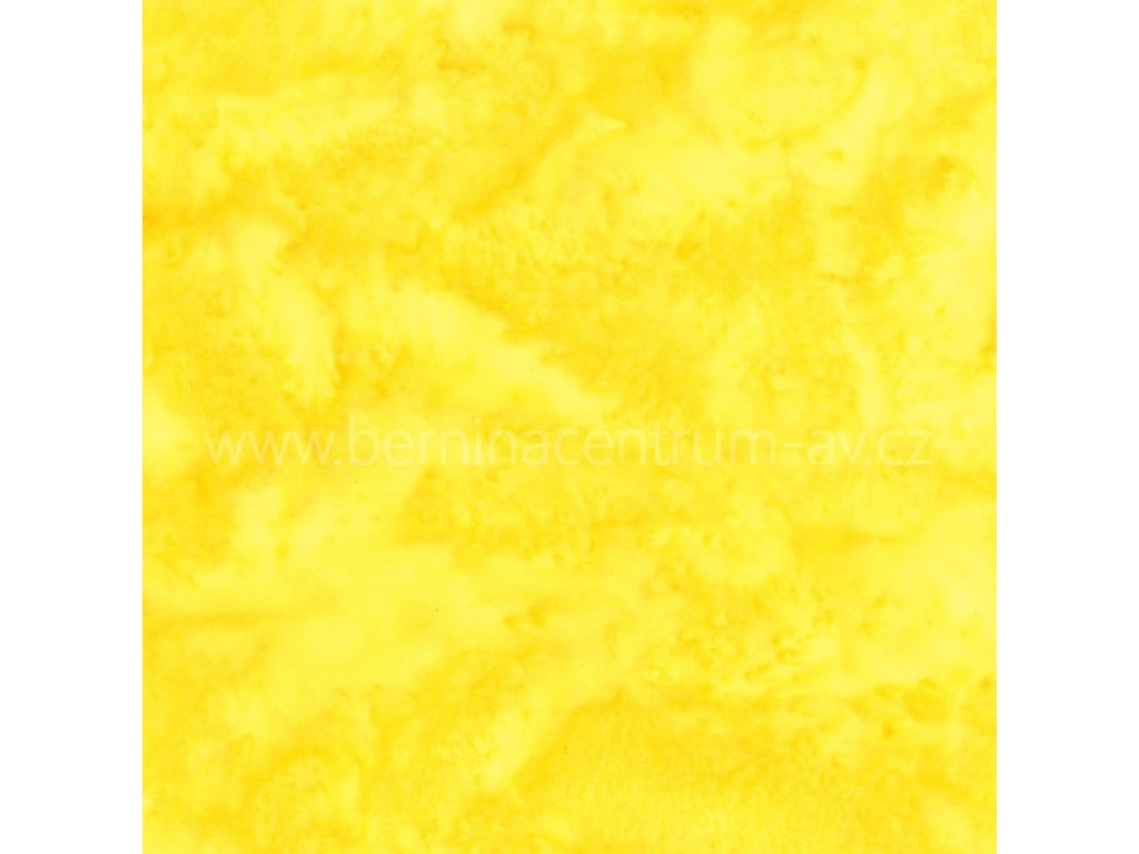 Hoffman 3018-232 bali batika žlutá bavlněná látka patchwork