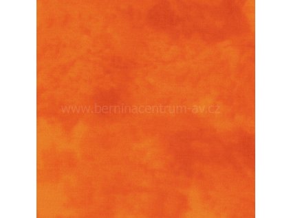 Stof 4516-207 Quilters Shadow batika oranžová bavlněná látka patchwork