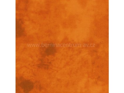 Stof 4516-209 Quilters Shadow batika oranžová bavlněná látka patchwork