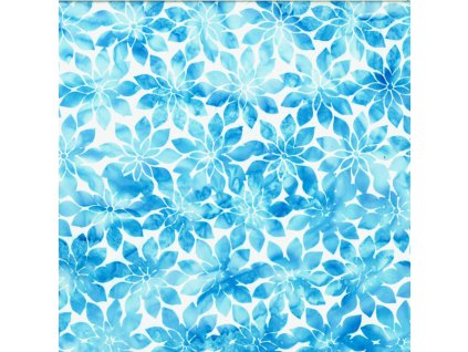 Hoffman 3372-613 bali batika modrá bavlněná látka patchwork