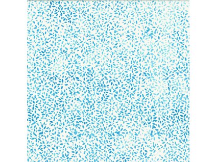 Hoffman 3374-700 bali batika tyrkysová bavlněná látka patchwork