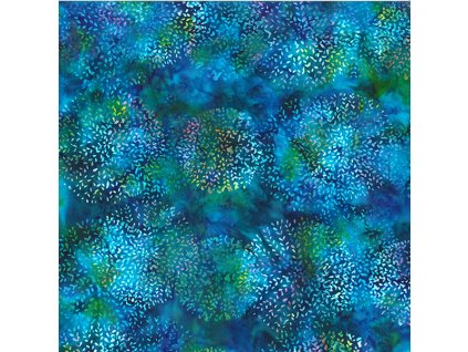 Hoffman 3374-714 bali batika vícebarevná bavlněná látka patchwork