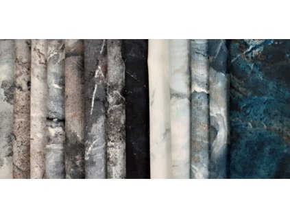 Northcott balíček Stonehenge vícebarevné bavlněné látky patchwork
