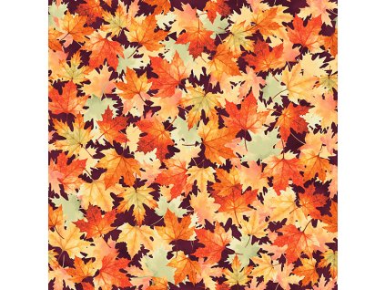 Hoffman 3902-960 Fall Blooms bavlněná látka patchwork