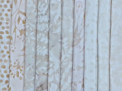 Hoffman balíček natur IV bali batika bavlněná látka patchwork