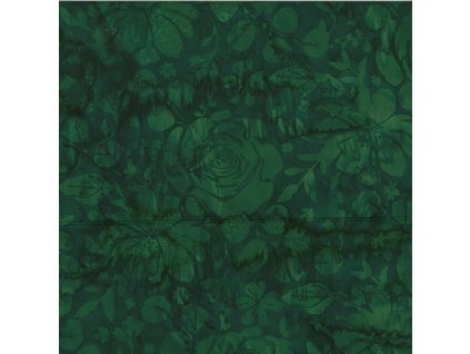 Hoffman 3376-822 bali batika zelená bavlněná látka