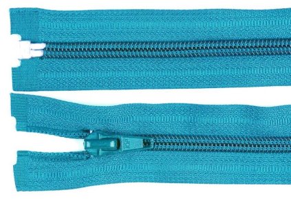 zip spiral 5mm tyrkysova modra