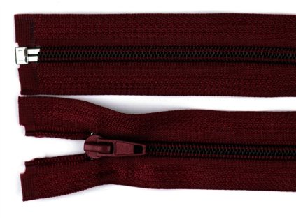 zip spiral 5mm bordo