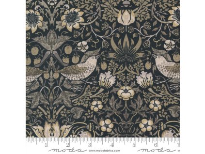 William Morris Ebony Suite 8382-16 vícebarevná bavlněná látka