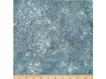 Hoffman 3377-621 bali batika modrá bavlněná látka