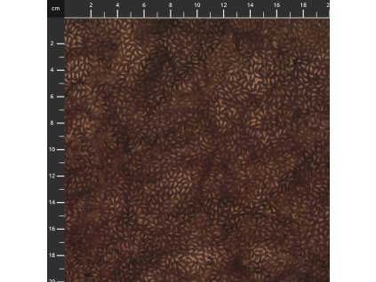 Hoffman 3378-323 bali batika hnědá bavlněná látka