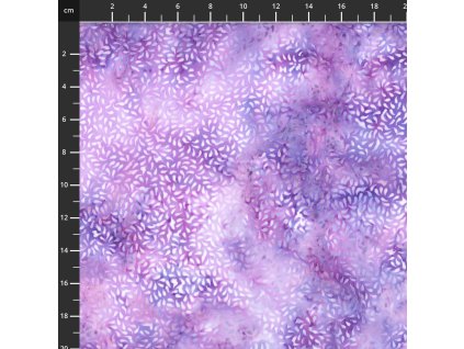 Hoffman 3378-525 bali batika fialová bavlněná látka