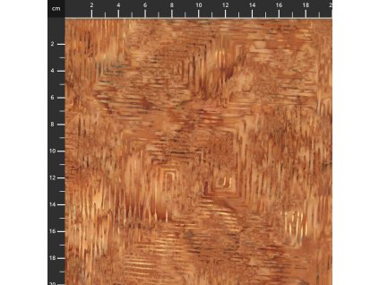 Hoffman 3378-317 bali batika hnědá bavlněná látka