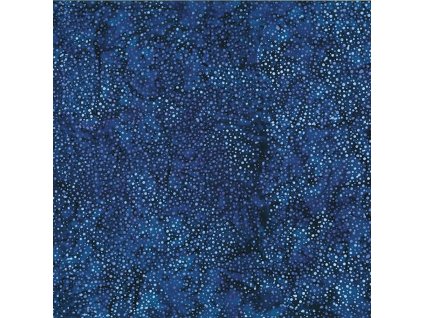 Hoffman 3019-242 bali batika puntík modrá bavlněná látka