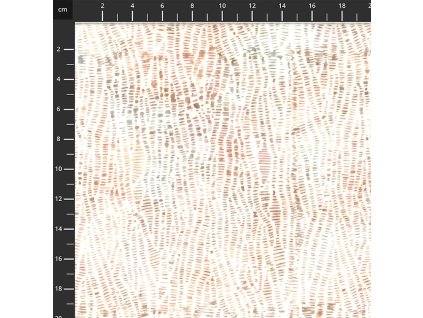 Hoffman 3381-102 bali batika hnědá bavlněná látka