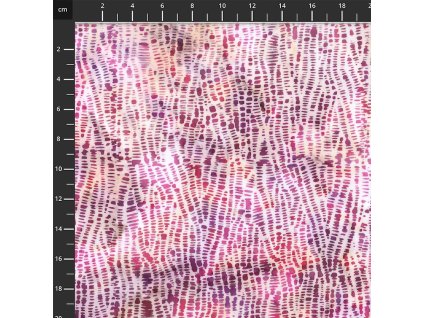 Hoffman 3381-501 bali batika vícebarevná bavlněná látka