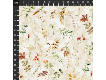 Hoffman 3906-218 Harvest Bouquet vícebarevná bavlněná látka
