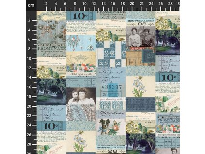 Tim Holtz Palette 638 vícebarevná ostatní potisk bavlněná látka