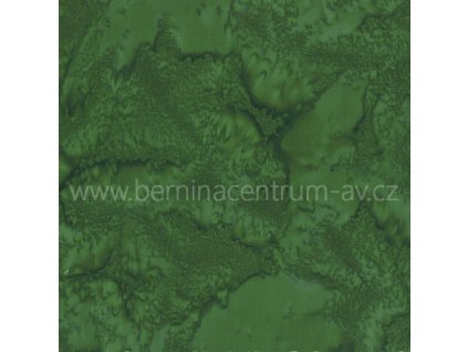 Hoffman 3018-141 bali batika zelená bavlněná látka patchwork