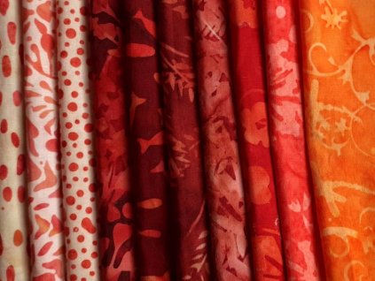 Hoffman Bali batika oranzova