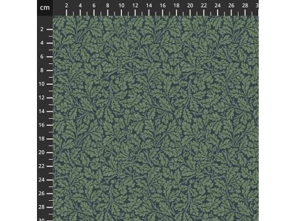 William Morris Red House 050 indigo vícebarevná bavlněná látka patchwork