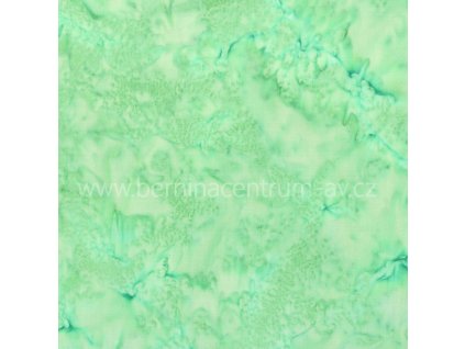 Hoffman 3018-234 bali batika zelená bavlněná látka patchwork