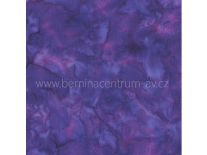 Hoffman 3018-382 bali batika fialová bavlněná látka patchwork