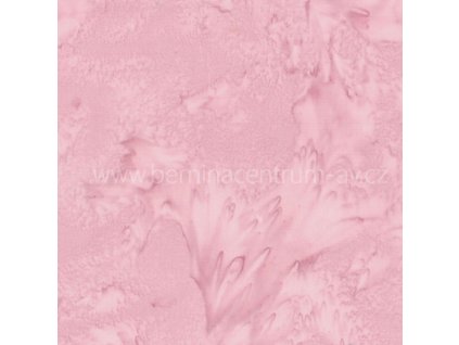 Hoffman 3018-417 bali batika růžová bavlněná látka patchwork
