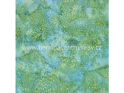 Hoffman 3019-011 bali batika puntík vícebarevná bavlněná látka patchwork