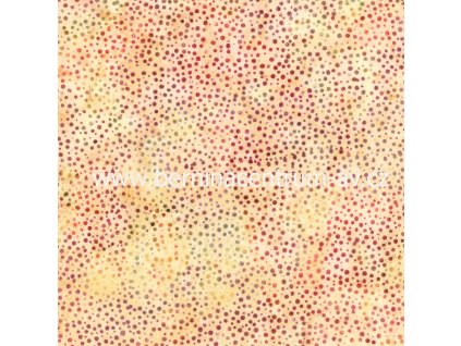 Hoffman 3019-024 bali batika puntík vícebarevná bavlněná látka patchwork