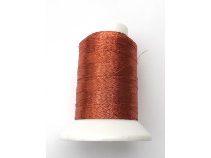 Amann Isamet 40 2945-1334 hnědá melír nit metalická 1000m