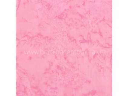 Hoffman 3018-063 bali batika růžová bavlněná látka patchwork