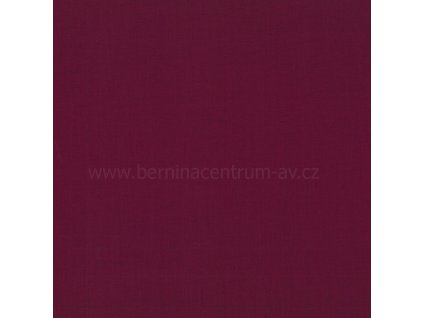 Stof 12-448 jednobarevná vínová bavlněná látka patchwork