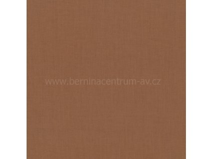 Stof 12-141 jednobarevná hnědá bavlněná látka patchwork