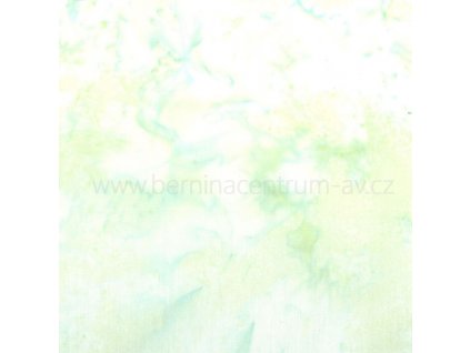 Hoffman 3018-522 bali batika zelená bavlněná látka patchwork