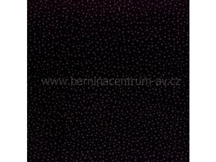 Hoffman 3019-041 bali batika puntík černá bavlněná látka patchwork