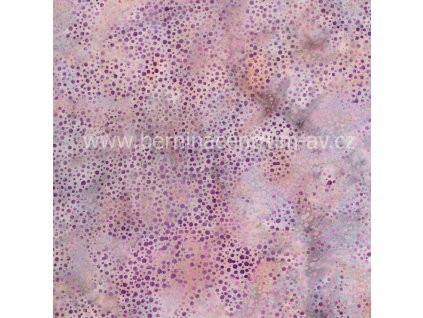 Hoffman 3019-058 bali batika puntík fialová bavlněná látka patchwork