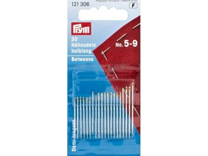 PRYM  jehly pro ruční quiltování a aplikace 20ks sada velikostí na výběr