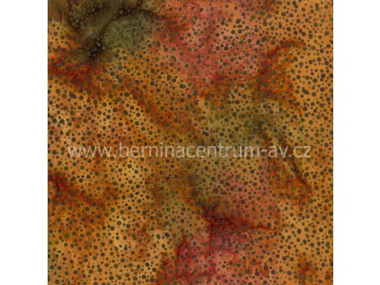 Hoffman 3019-022 bali batika puntík vícebarevná bavlněná látka patchwork